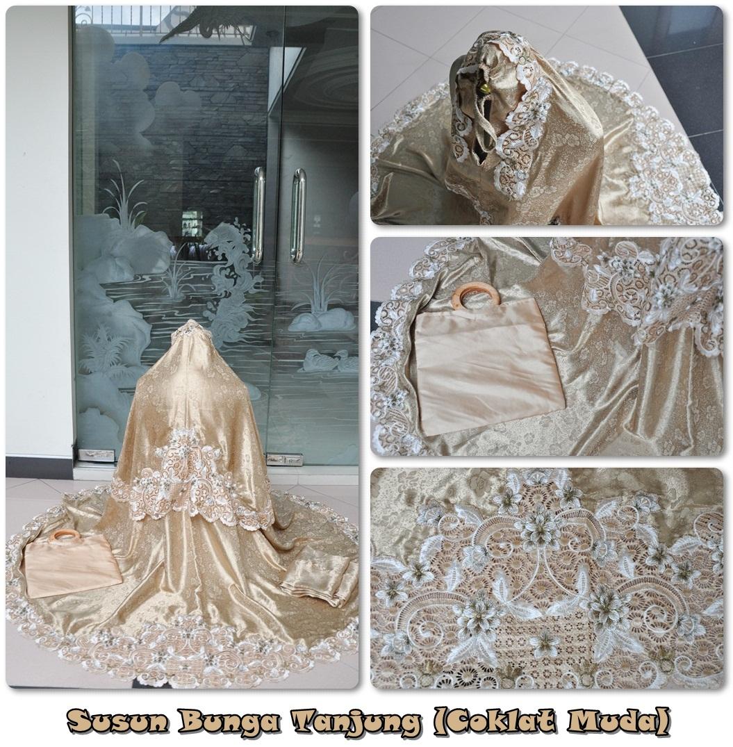 TERLARIS!!! MUKENA SUSUN TANJUNG COKLAT MUDA mukena mewah / mukena dewasa / mukena tatuis / mukena anak / mukena bali / mukena katun jepang