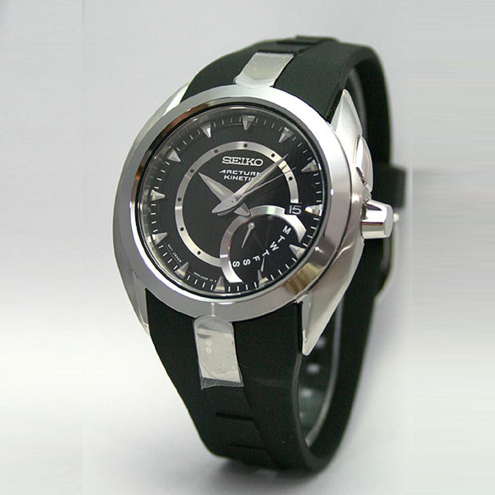 Seiko Arctura SRN013P1 Kinetik Black-Silver Dial | Jam Pria SRN013 Best N2jt