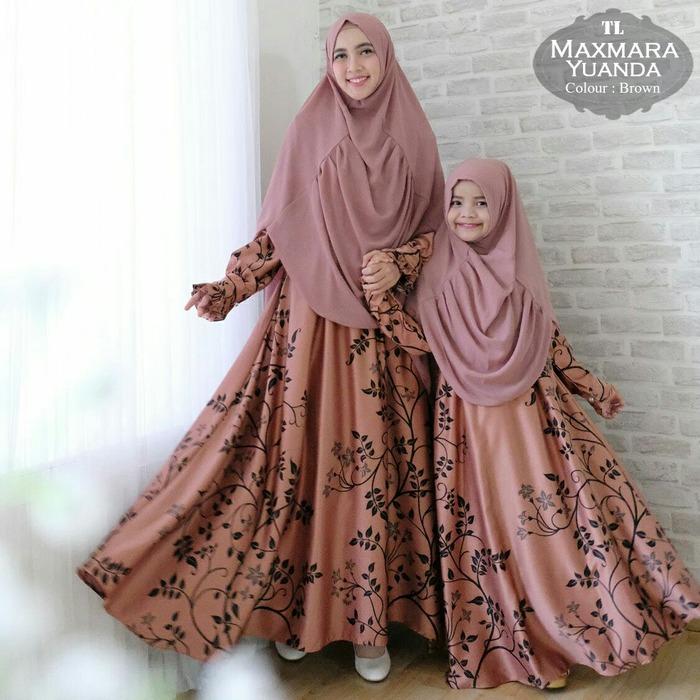 CP Syari Mom n Kid Yuanda Busana Muslim Couple Gamis Ibu dan anak