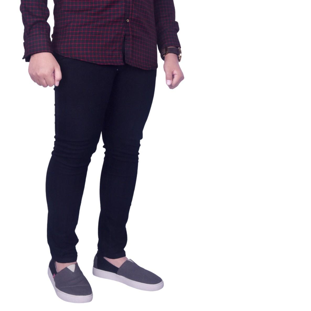 Dgm_Fashion1 Celana Jeans Skinny Hitam polos Panjang /Celana lepis/Celana Jeans Skinny Pria/Celana Panjang/ Celana Pria/Celana Casual/celana denim/celana jeans hitam/jeans polos /CELANA JEANS PENSIL AS 2018 Hitam