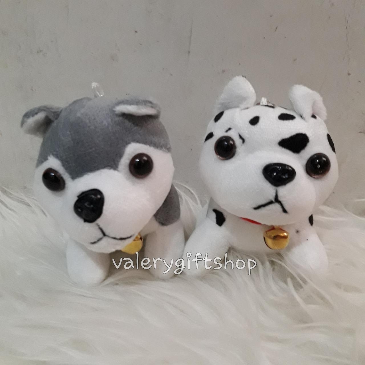 Gantungan Kunci Boneka Anjing Dog Doggy Dalmantian Dalmatian - Husky