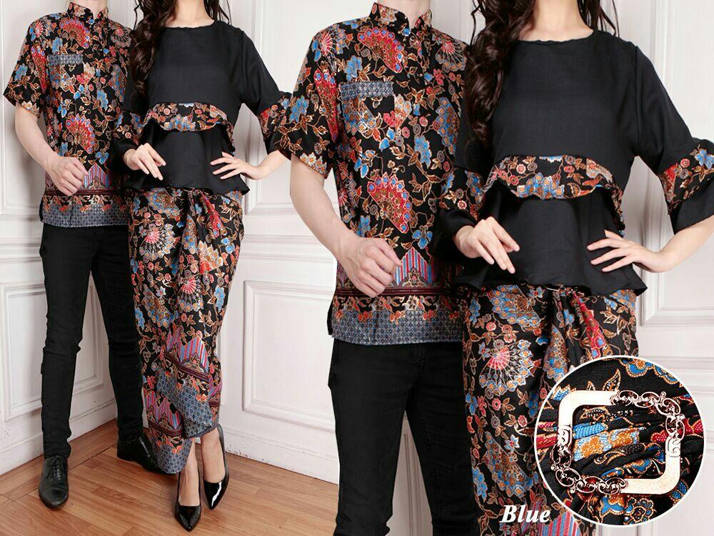 trendshopee Pakain Couple Atasan Pria & Blouse Lunamaya