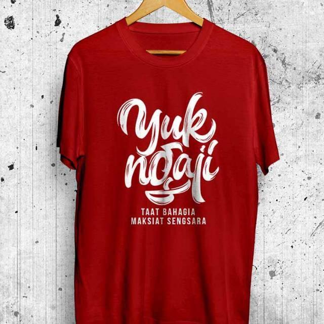 Kaos Dakwah Islami Muslim Yuk Ngaji Baju Tshirt Atasan Pria Wanita Premium Eksklusif Best Seller