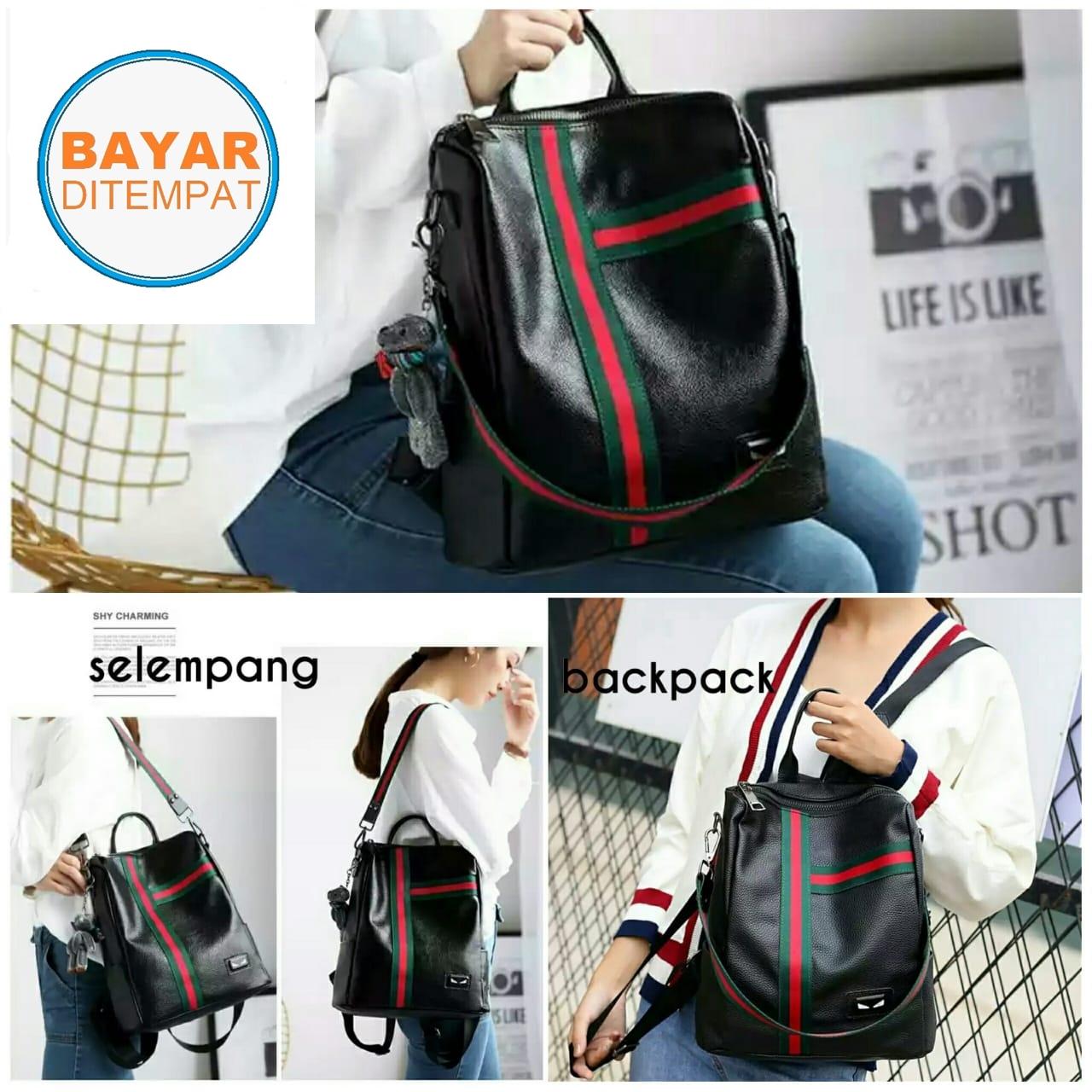 QuincyLabel Jill Tote Bag - Hitam