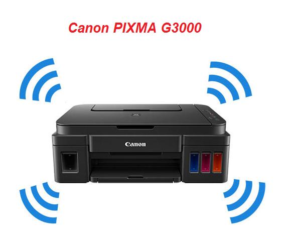 Printer Canon Inkjet PIXMA G3000 ( Print, Scan, Copy, Wi-Fi )