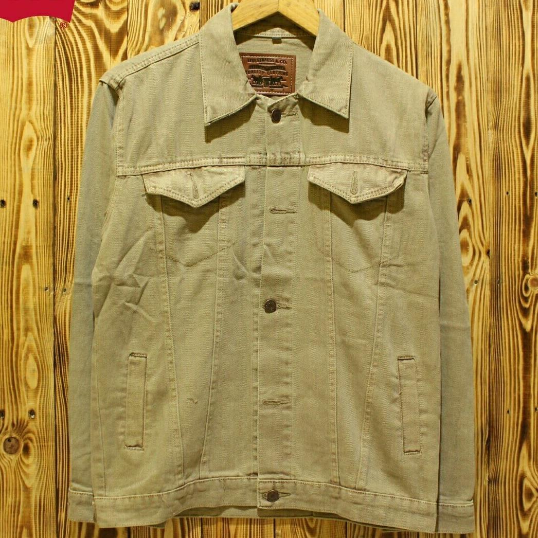 Jaket denim variatif casual pria 67id 