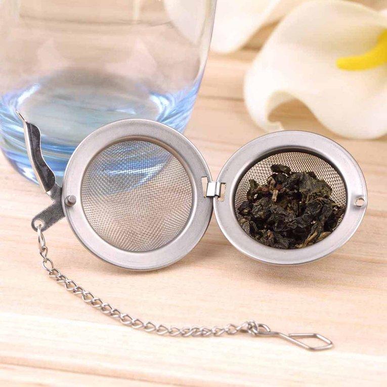 Jiehaosheng Estore Ketel Tahan Karat Infuser Saringan Teh Pengunci Bumbu Telur Berbentuk Bola