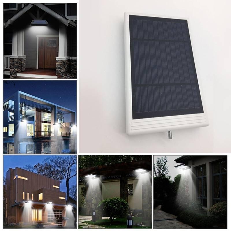 Lampu Penerangan Jalan Mini Tenaga Surya 24 LED Super Bright 150 Lumens Solar Power - Putih cocok untuk Halaman pekarangan Kebun taman Lorong Rumah Ruko Rukan Kantor Toko Mall Lobby Hotel Sekolah Kampus Villa Vila Townhouse Cluster dll
