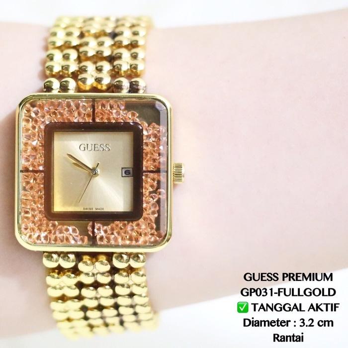 PUSAT JAM TANGAN MURAH GROSIR GUESS PREMIUM WANITA TANGGAL RANTAI CEWE HOT