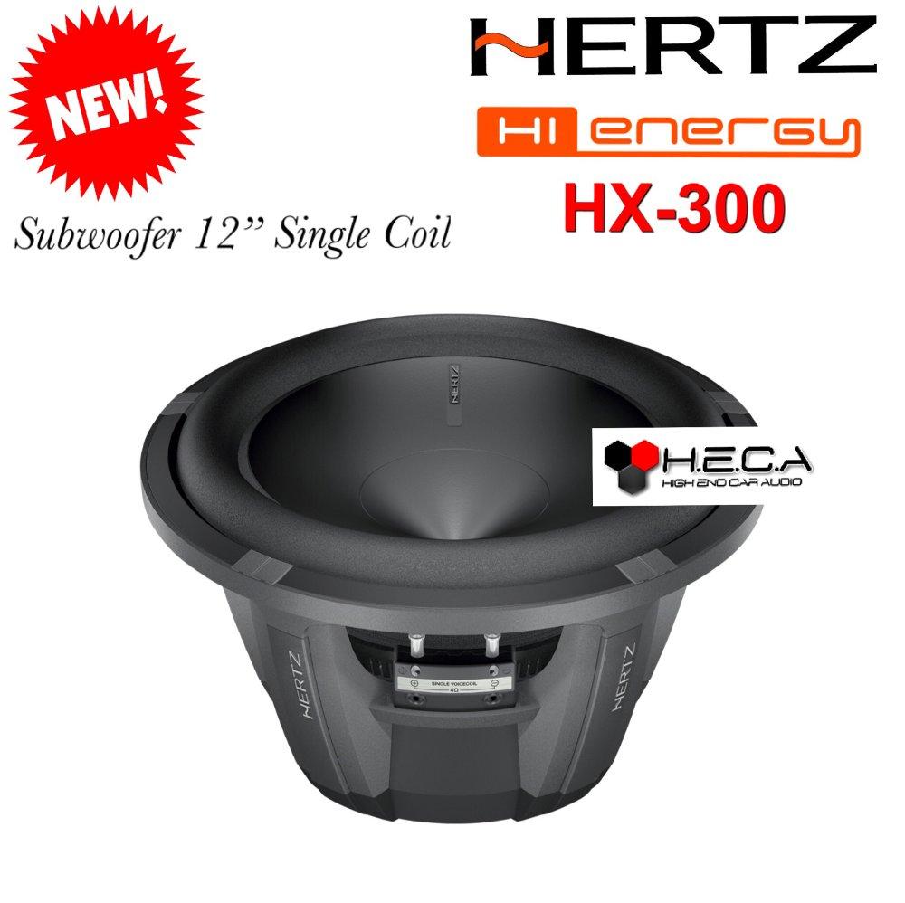 Hertz HX-300 Subwoofer 12-inch Single Coil Bass Sub Mobil HX300