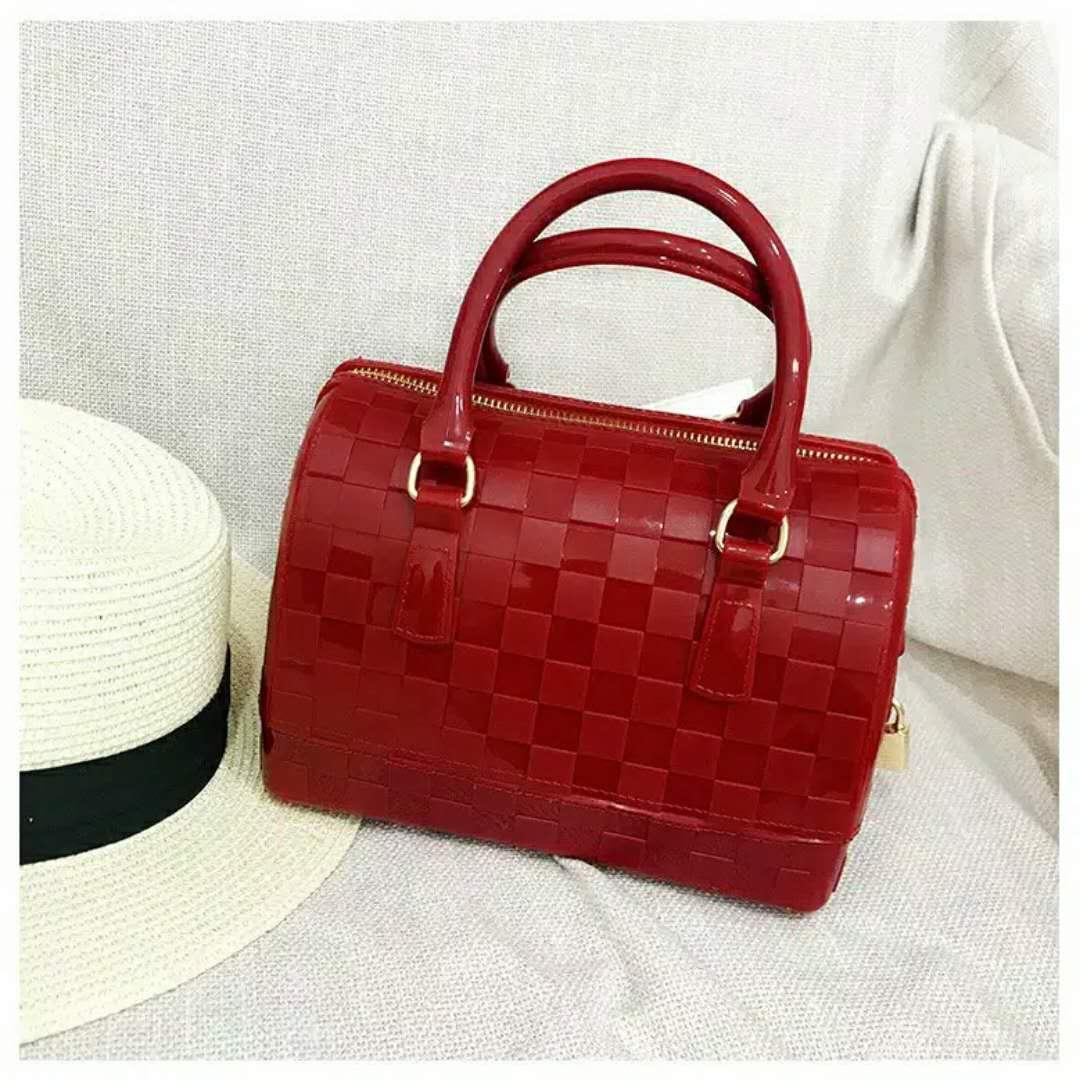 Tas FURLA jelly CATUR FREE BONEKA DAN SYALL