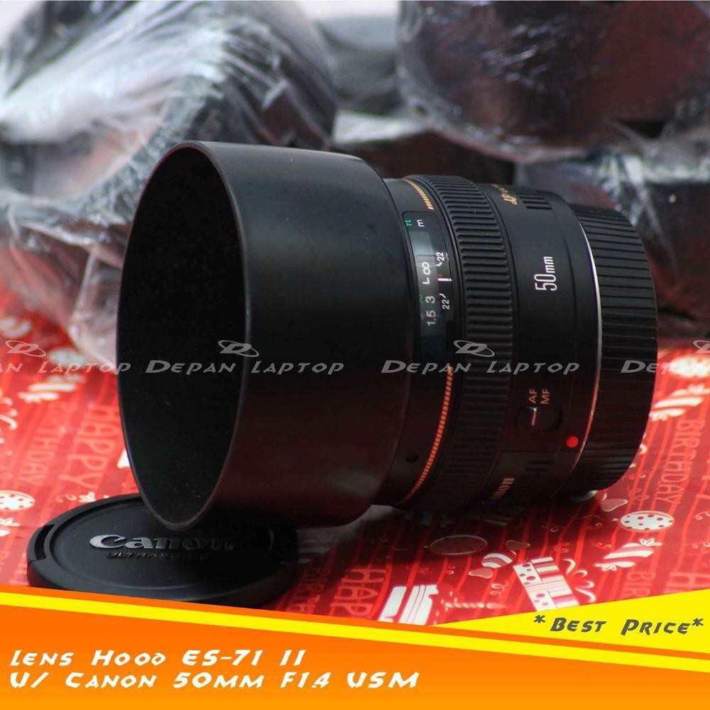 *New* Lens Hood ES-71 II Untuk Canon 50MM F/1-4 USM