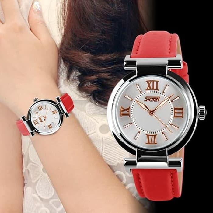 Jual Jam Tangan Analog Wanita Citizen SKMEI Fragrant Merah Original - Merah