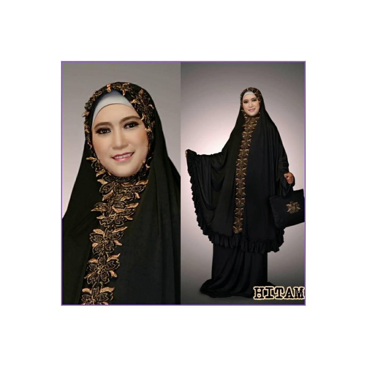 Produsen Mukena Mukenah Dubai Katun Jepang Anak Abaya Hitam