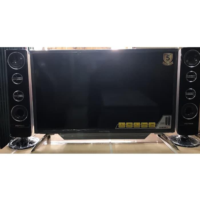 Original Polytron Led Tv PLD32T1550 +Speaker Tower New