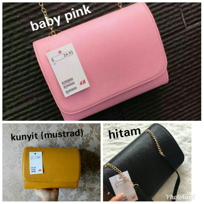 TAS SLEMPANG H&M(FREE SANDAL POMPOM) - Tas Selempang Terlaris - Tas Selempang Termurah - Tas Selempang Kece - Best Seller - Fashion Wanita