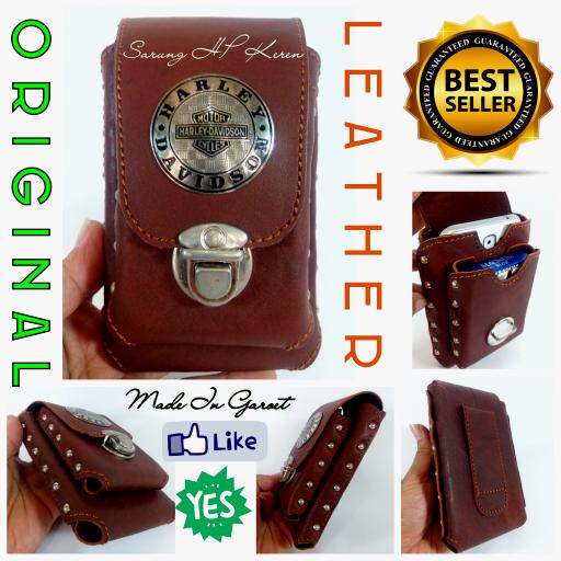 Dompet Sarung Hp Bb Smartphone Android Hd Kulit Asli Garut Murah DK-17