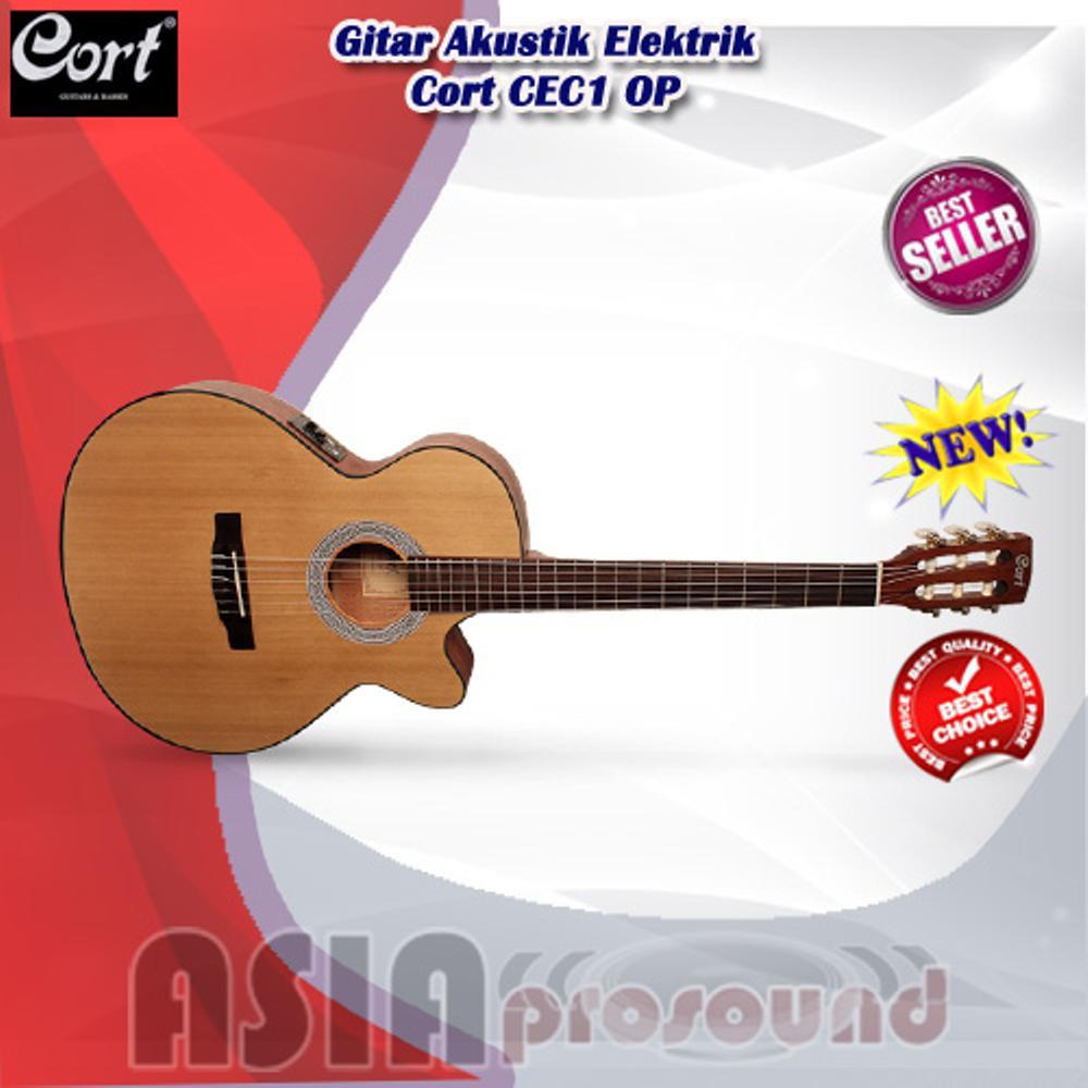 Gitar Akustik Elektrik Cort CEC1 OP - CEC1OP - CEC1-OP - CEC 1