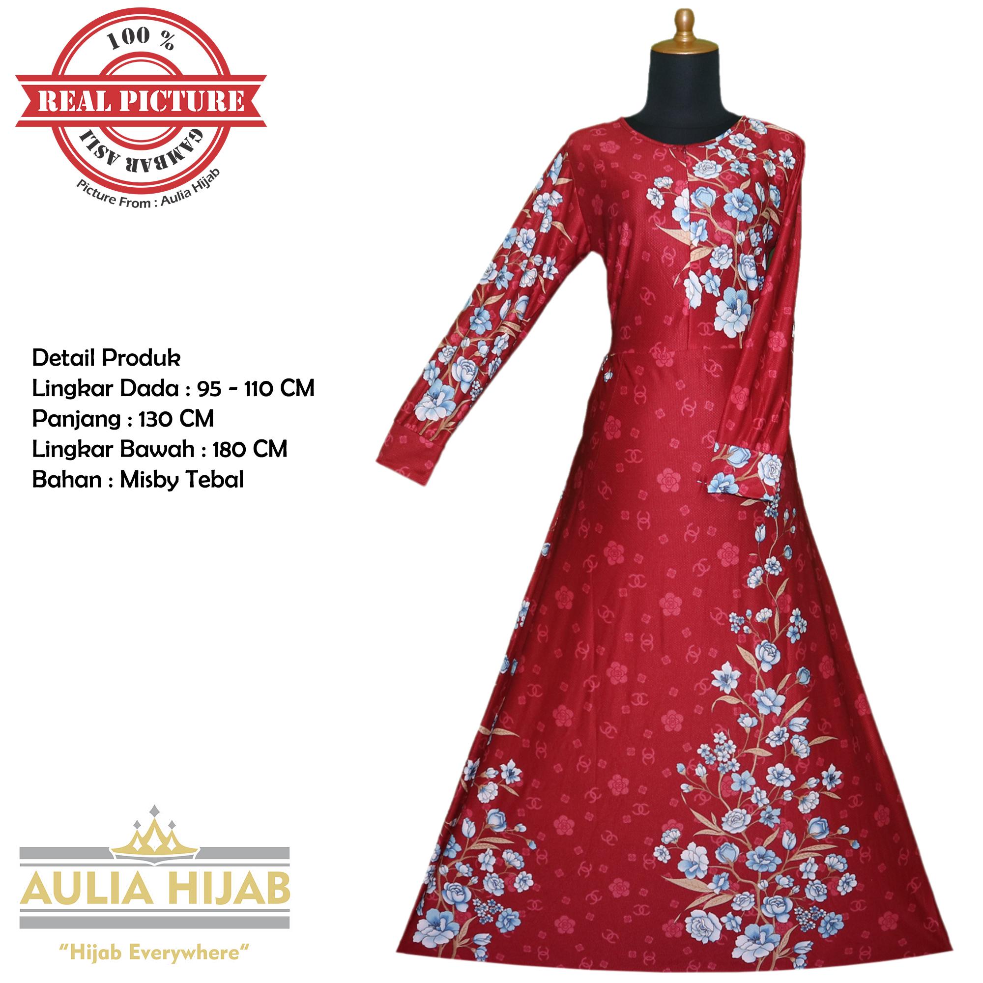 Aulia Hijab - Gamis Khalisa Dress Terlaris Bahan Misby/Gamis Murah/Gamis Terbaru/Gamis Cantik/Gamis Busui/Gamis Pesta/Gamis Santai/Gamis Kerja/Gamis Murah/Gamis Real Picture/Gamis Best Seller