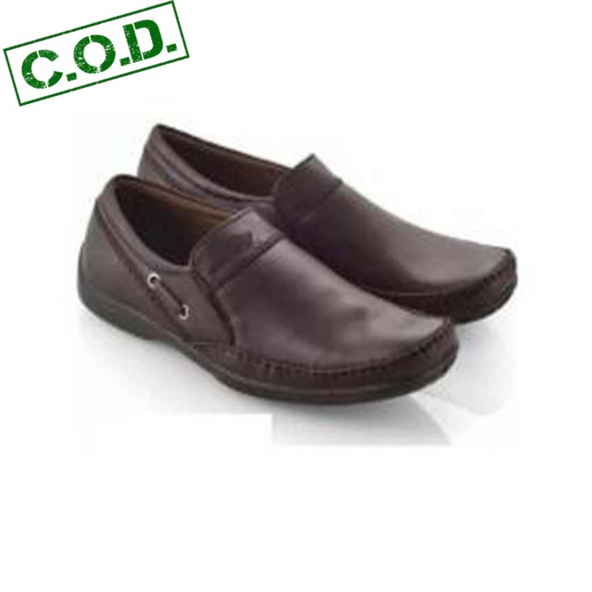 Sepatu Kerja Pantofel Kantor Kulit Asli Pria - Multi