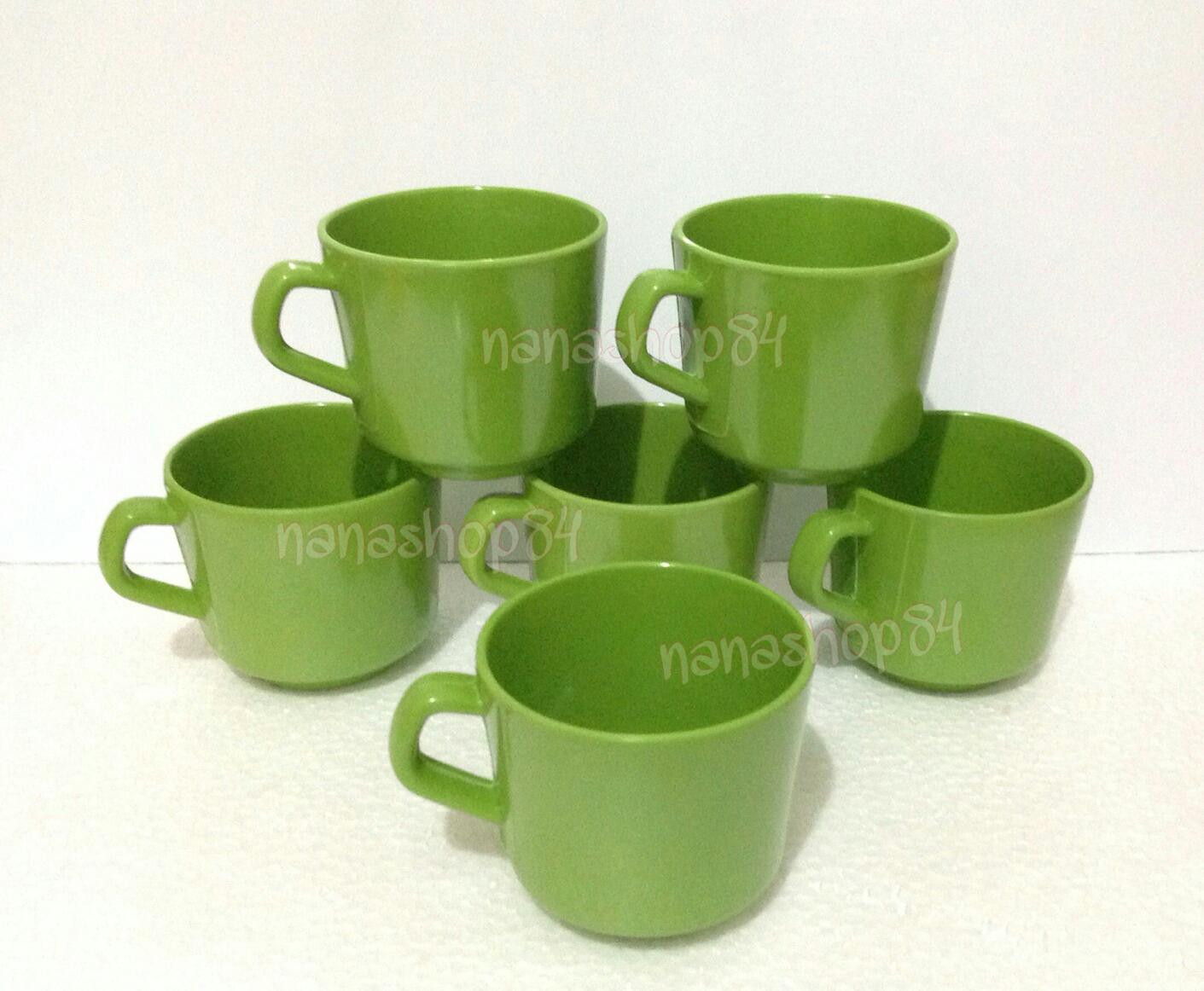 Mug Gelas Kecil Melamin (1set isi 6pcs)