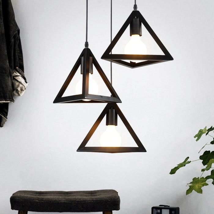 Lampu Gantung Industrial - Kap Limas Segitiga Hias Cafe Retro Tumbrl @ lampu tumblr tidur led philips led motor emergency hias tumbler belajar gantung mobil