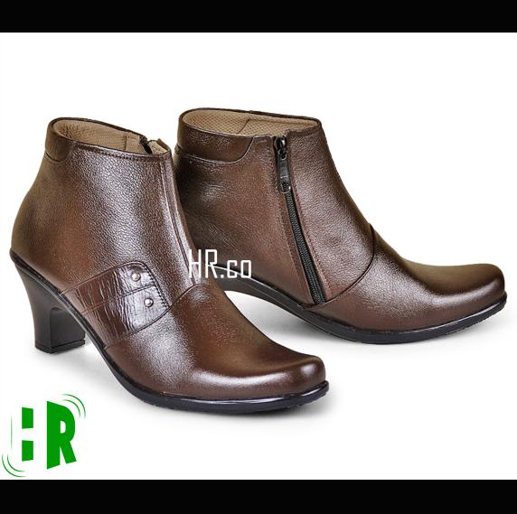 Sepatu Pantofel Heels Boots Wanita Boot Formal Cewek Kerja Cibaduyut
