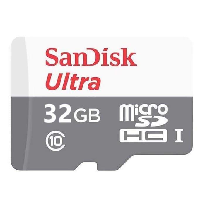Harga Diskon!! New Sandisk Ultra Micro Sd Hc Class 10 80Mb/S - 32Gb Garansi Resmi - ready stock