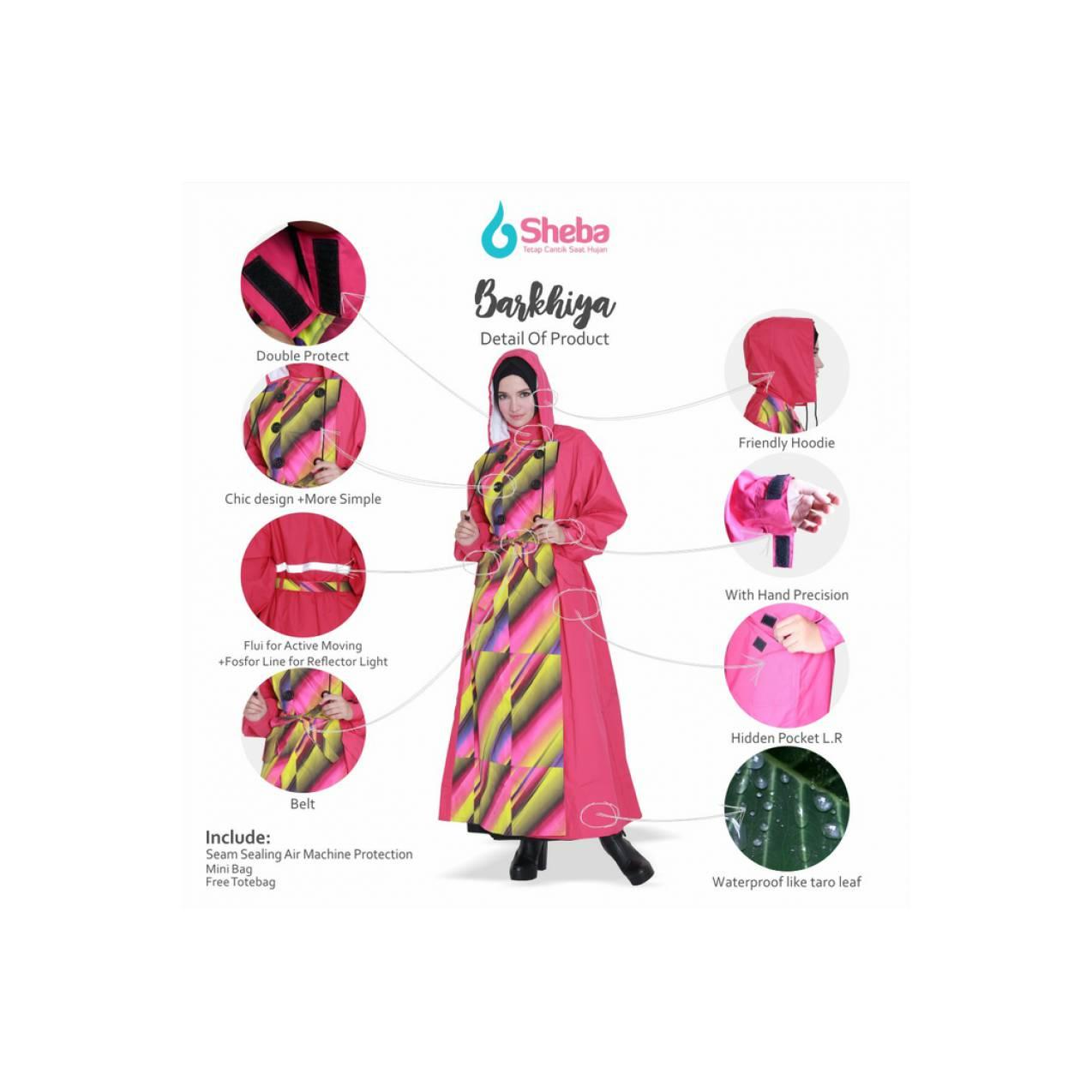Jas Hujan Muslimah Sheba