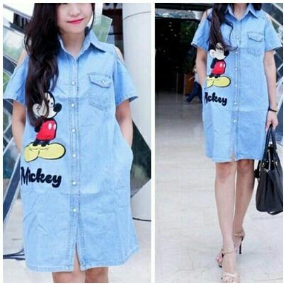 Gudangbaju SALE DRESS MICKEY SABRINA / Dress Pesta / Dress Korea / Dress Wanita / Rok Wanita / Dress Bodycon / Dress Midi / Dress Kasual / Gaun Pesta / Baju Kulot / Helona Tunik / atasan Wanita / Jump owl / Tunik / Momon / Monalisa / Dress Elegant