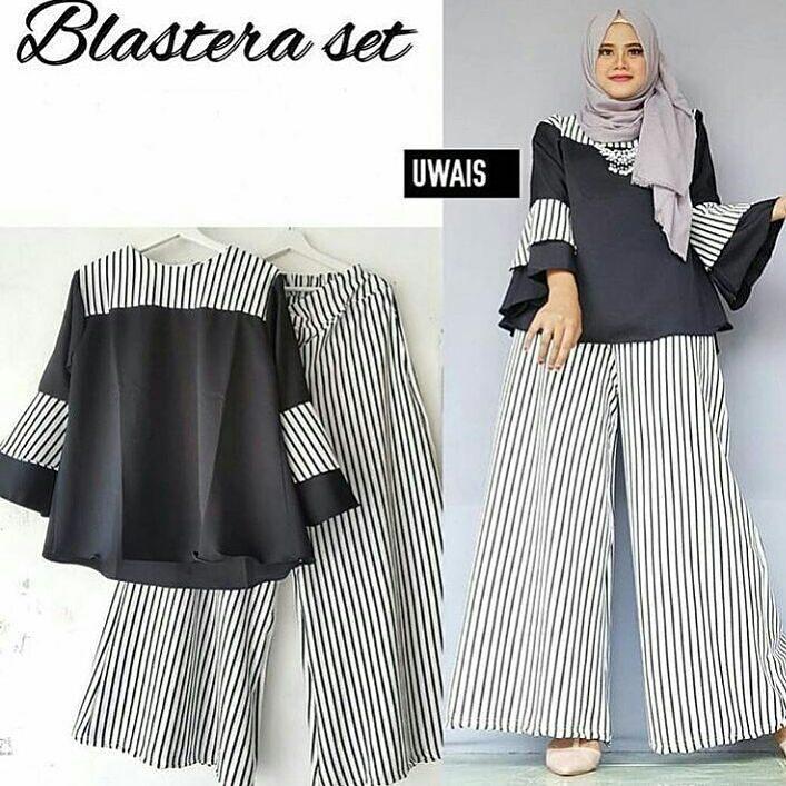 Setelan Jumpsuite “BC BLASTER SET” Wanita Bahan Balotely Jeans Katun Rubiah Baju Panjang Muslimah Hijab Moderen Trendy Fashionable