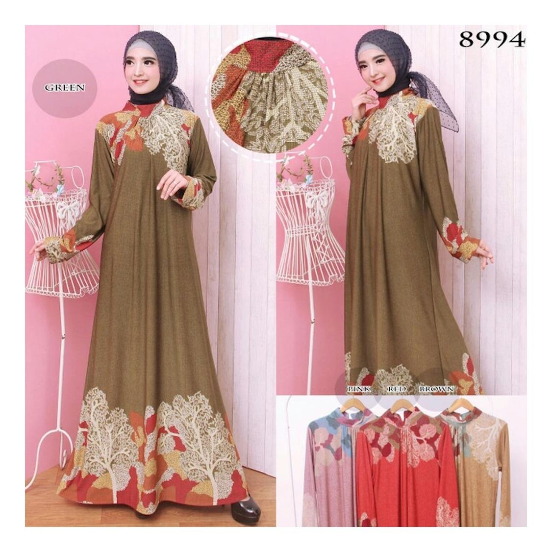 DnD - Baju Gamis Gamis wanita Gamis polos Baju Muslimah Dress Muslimah Fashion Muslimah Gamis Jumbo Gamis kerja Gamis Casual Gamis kantor Gamis motif bunga gamis size besar