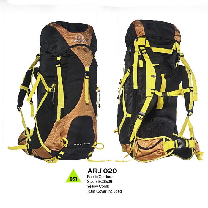 Promo Tas Ransel CARRIER / keril Gunung setara eiger deuters consina MURAH ! - Kuning Diskon