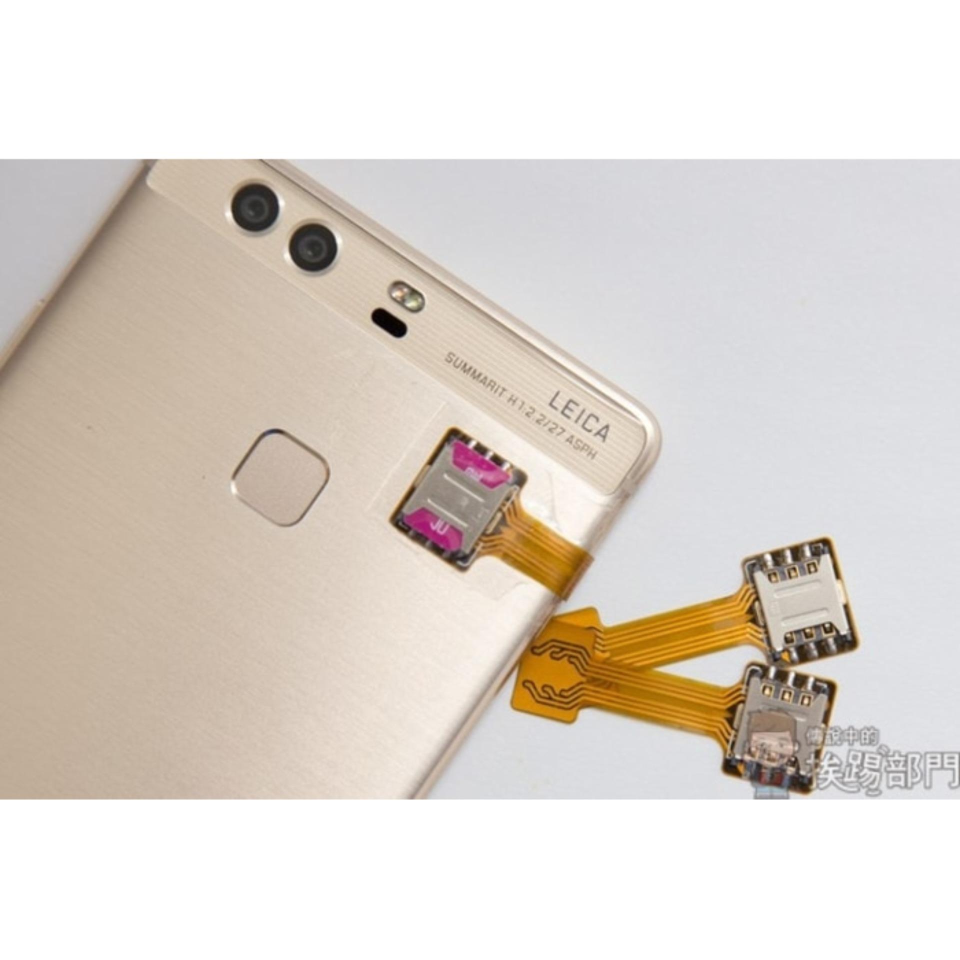 PROMO - Dual Sim Card Adapter Hybrid Sim Card Extender MicroSD Card Converter ORGINAL