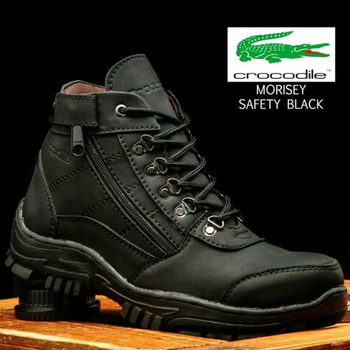 Sepatu boot pria crocodile safety shoes, sepatu pria crocodile sepatu crocodile coklat tan, sepatu gunung sepatu tactical biker shoes