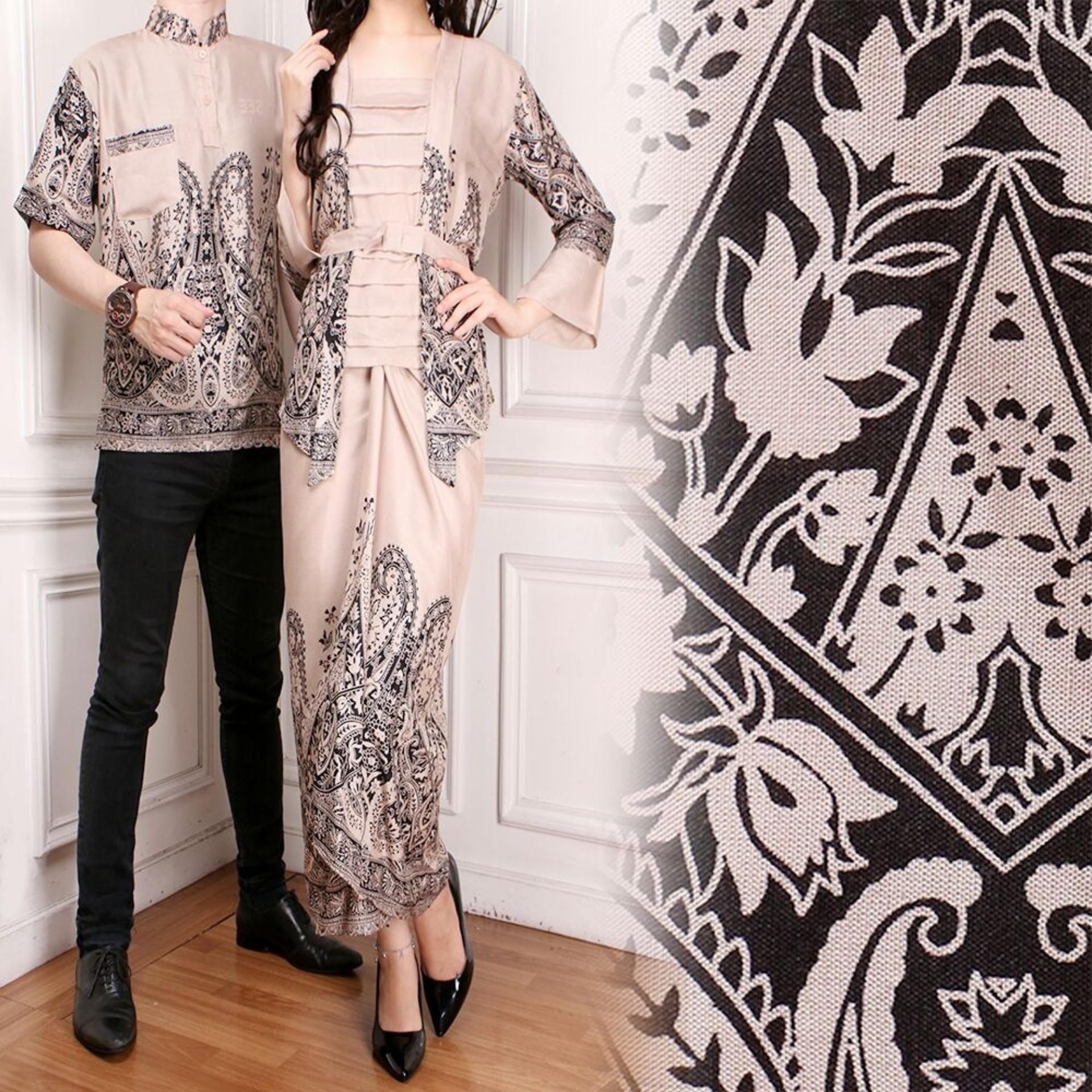 Vrichel Collection Couple Kemeja dan Setelan Batik Nesa (Real Picture)
