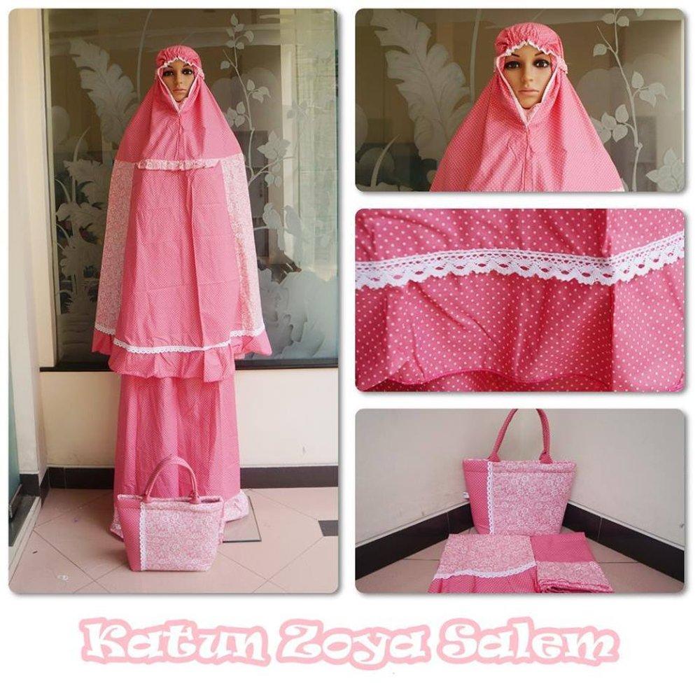 AGEN Mukena DEWASA Katun Zoya Salem di lapak Grosir Mukena Dessy mukenadessy