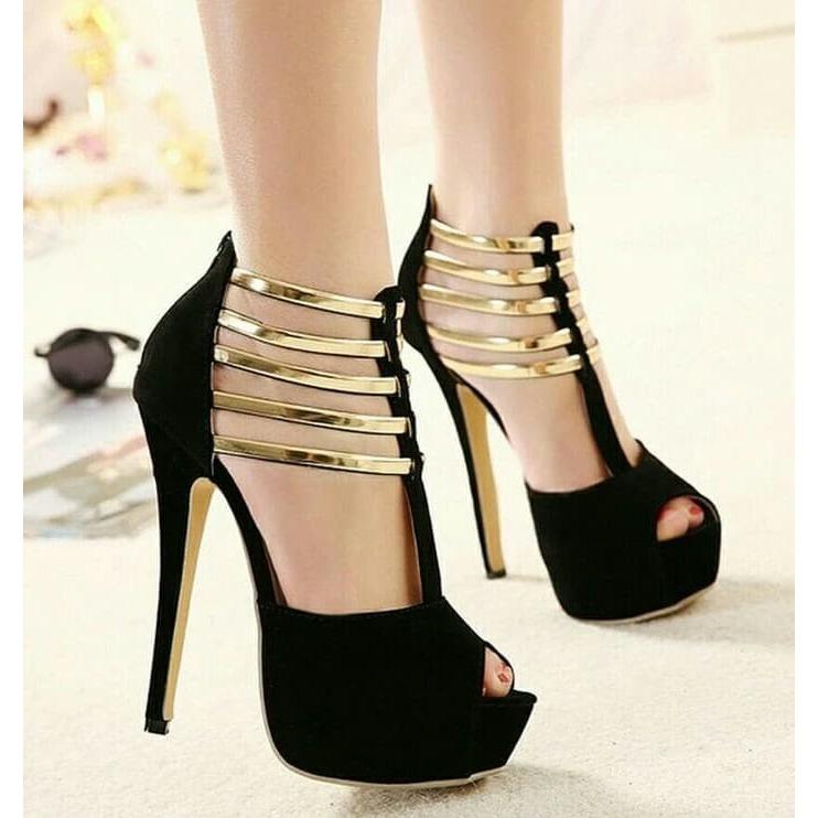 Sandal High Heels DNF 0119 Murah / sandal wanita model terbaru / sandal wanita murah / sandal pesta wanita / sandal acara khusus