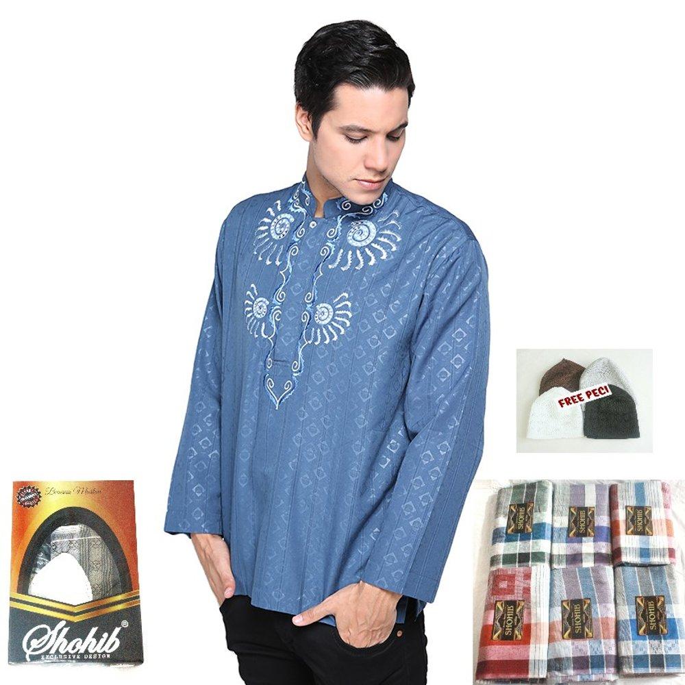 SHOHIB BAJU MUSLIM BAJU KOKO PRIA 3 IN 1 KAHFI 12 di lapak TOKO BAJU KOKO MURAH kokomurah3412