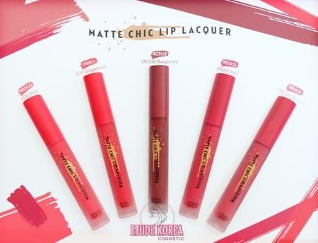 Etude House - Matte Chic Lip Lacquer Red Velvet
