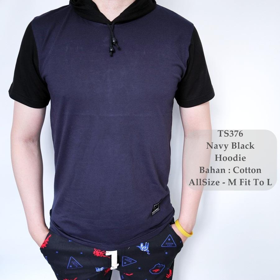 GFS 376 Kaos Hoodie Pria / Kaos T-Shirt Pria / Kaos Topi / Kaos Sablon Pria