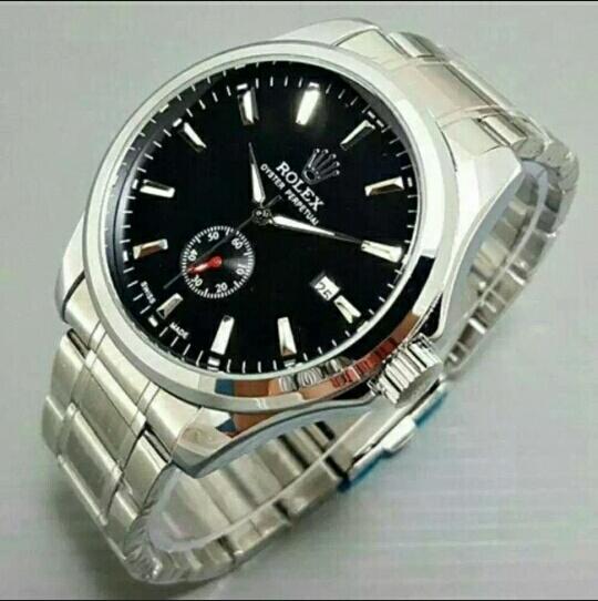 Jam Tangan Pria Rolex Automatic Chrono Aktif Mesin Terlaris