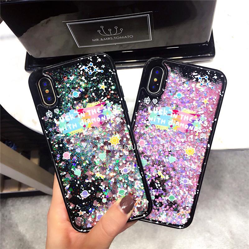 Selubung Ponsel Iphone6s Jepang atau Korea Selatan Model Sama Selubung Ponsel 8 PLUS Bedak Mengkilap Apple Identitas