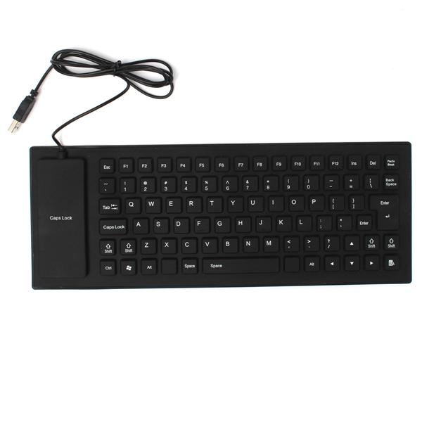 Flexible Keyboard Silicon Mini USB Super Murah Praktis - Keyboard Flexible