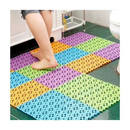 promo Tikar Plastik Anti-Selip Aneka Warna (Bisa Disambung-Sambung) (30*20cm) original