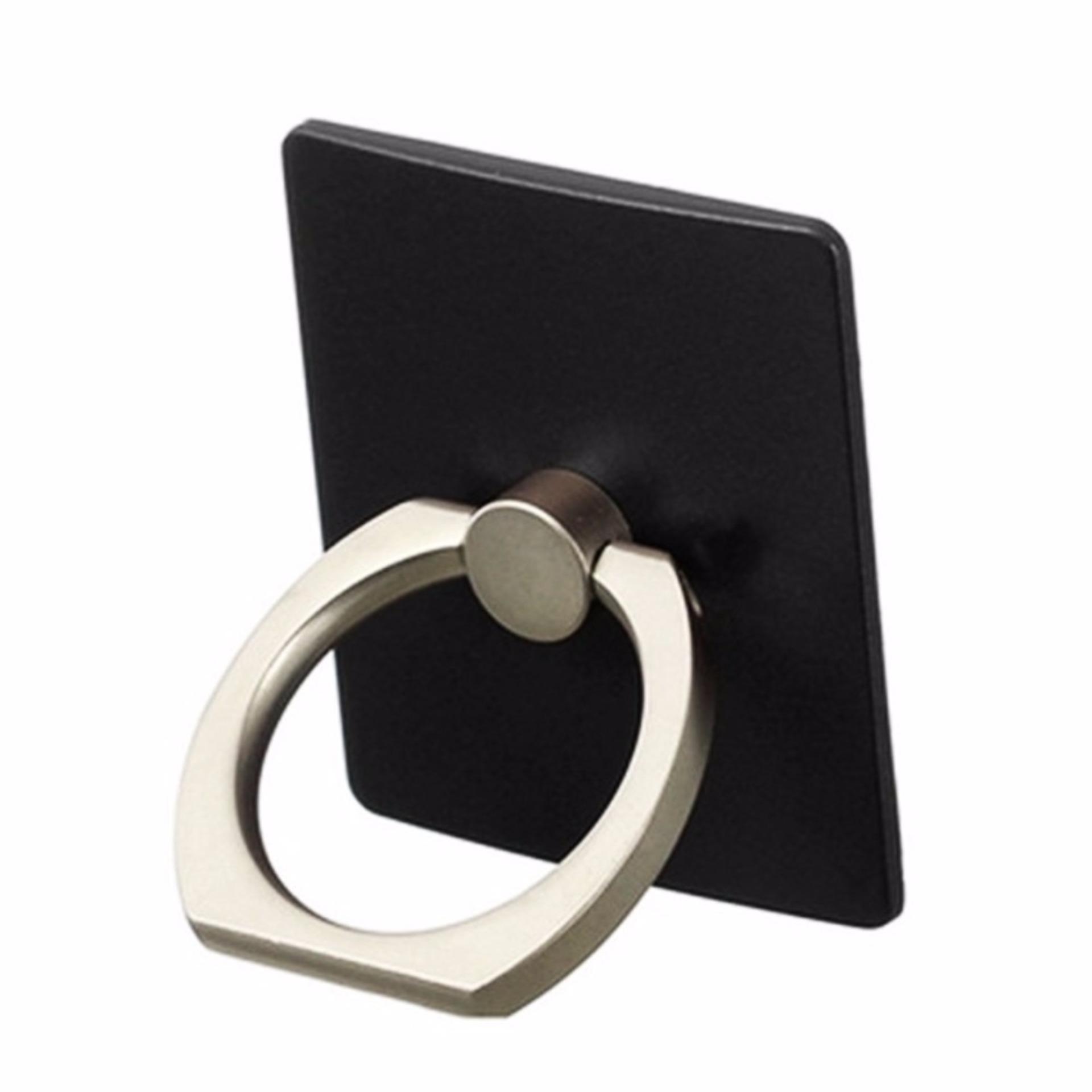 Bendoel Mobile Phone iRing Stand 360 Degree Rotation Docking Holder Besi Aluminium Cincin Ringstand Universal for Android iOS Samsung / iPhone / Xiaomi / Oppo / Vivo / Asus / Advan Evercoss