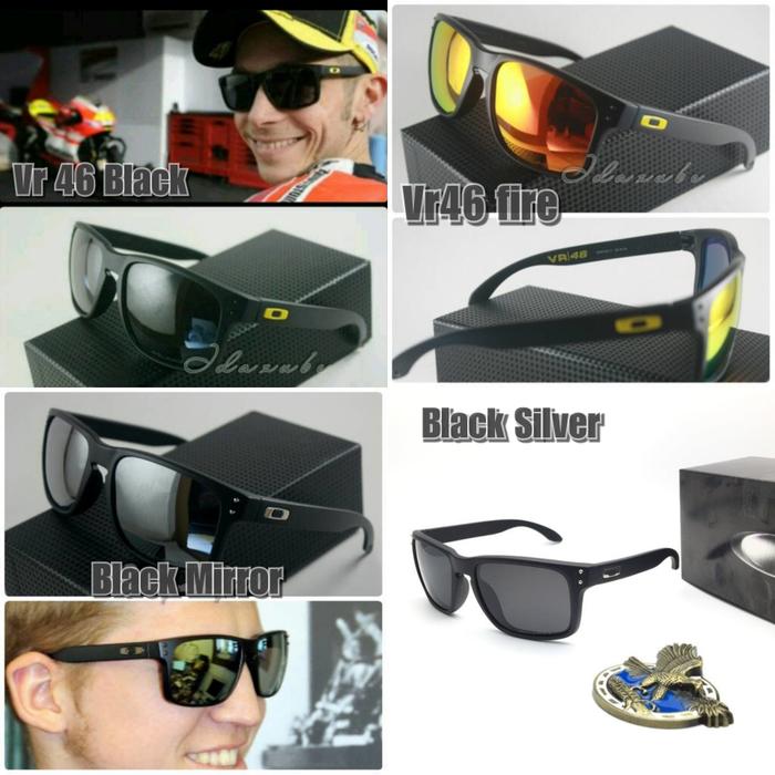 DISKON kacamata Oakley Holbrook Full Black Doff Polarised TERMURAH