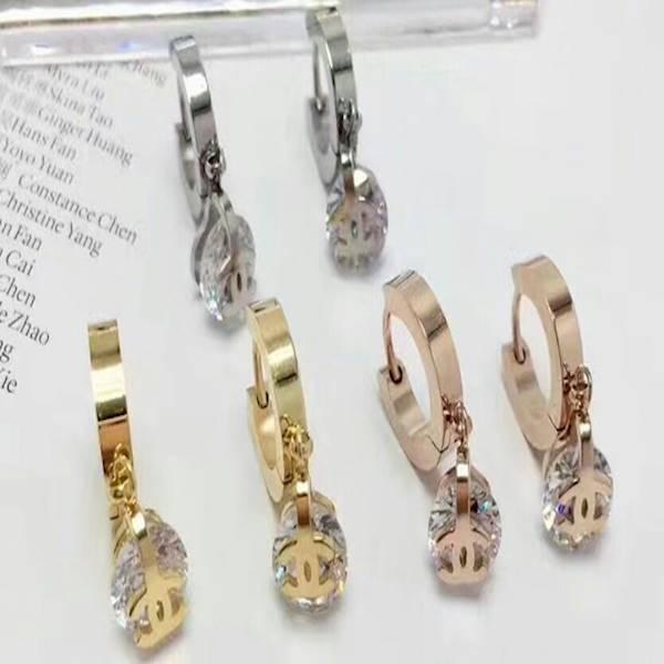 Anting Chanel Diamond Premium Quality