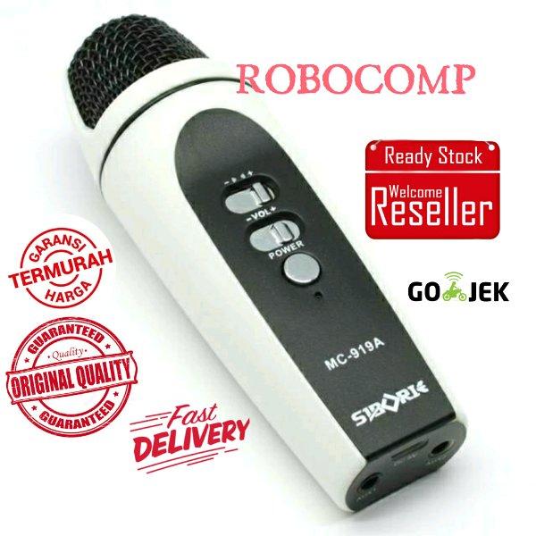 3.5mm Mini Singing Karaoke Microphone Mic HP (iphone/Samsung/SOny/Android/Zenfone,dll) PC Laptop + Reverberation
