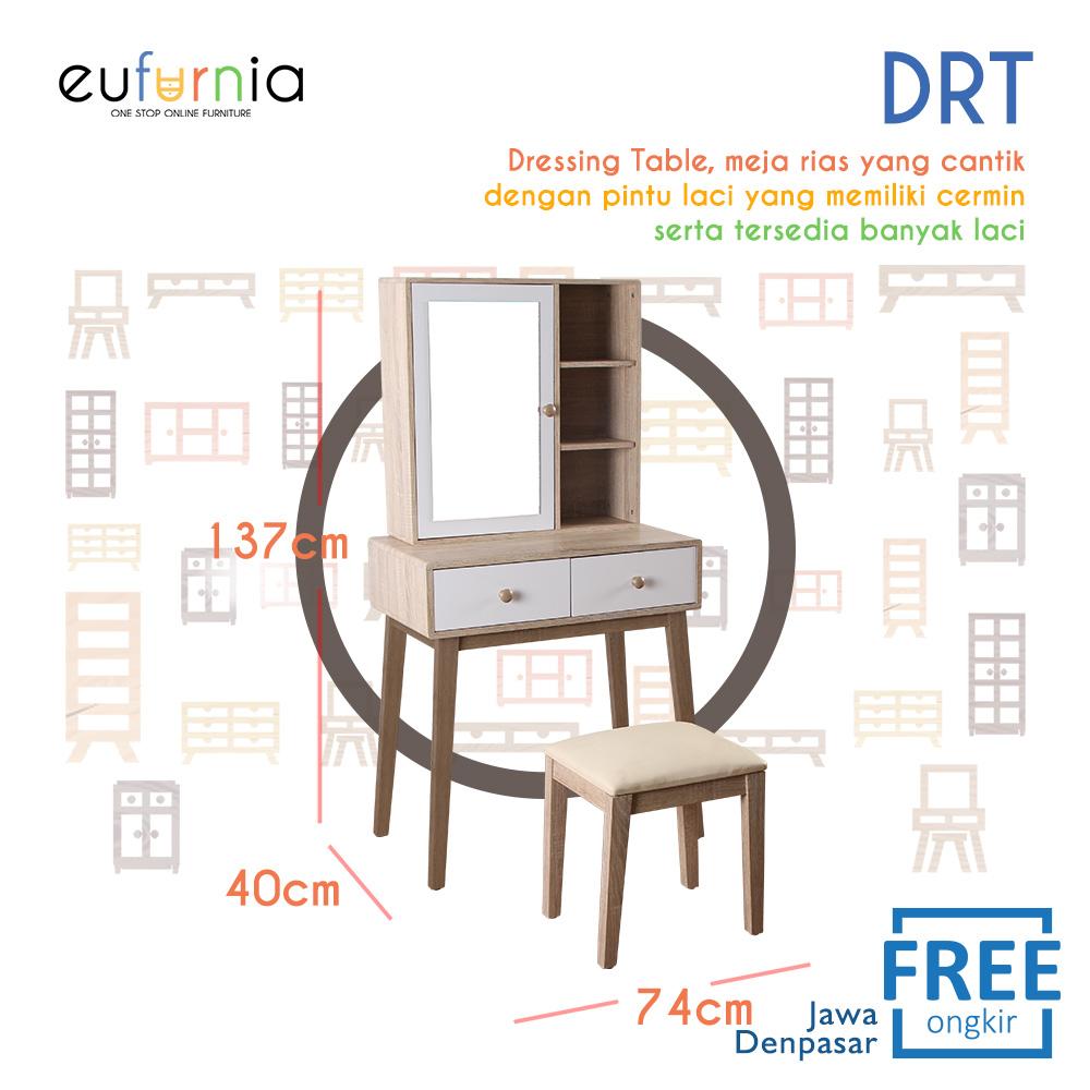 Eufurnia Olympic Curla Series Dressing Table - Meja Rias
